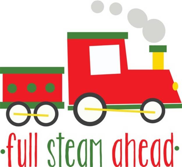 Picture of Full Steam Ahead SVG File