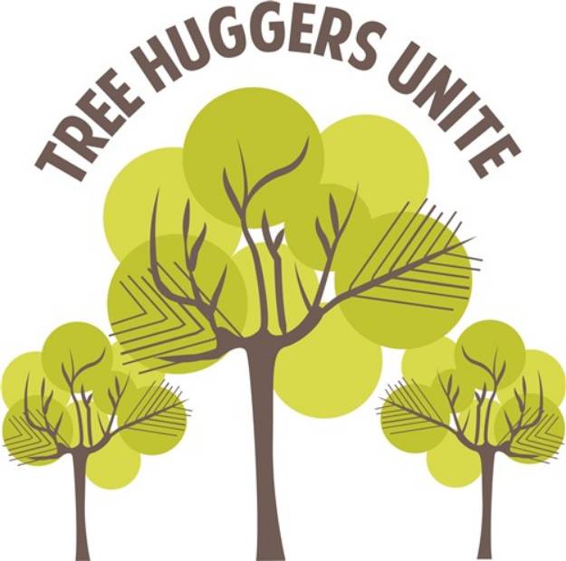 Picture of Tree Huggers Unite SVG File