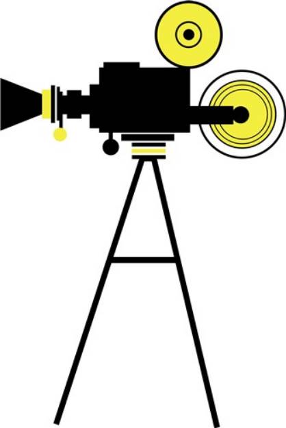 Picture of Movie Camera Action! SVG File