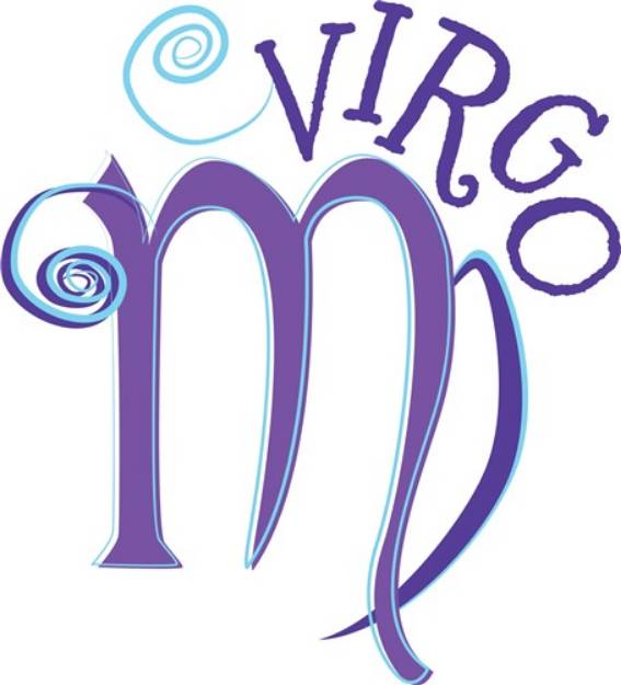 Picture of Virgo Zodiac SVG File