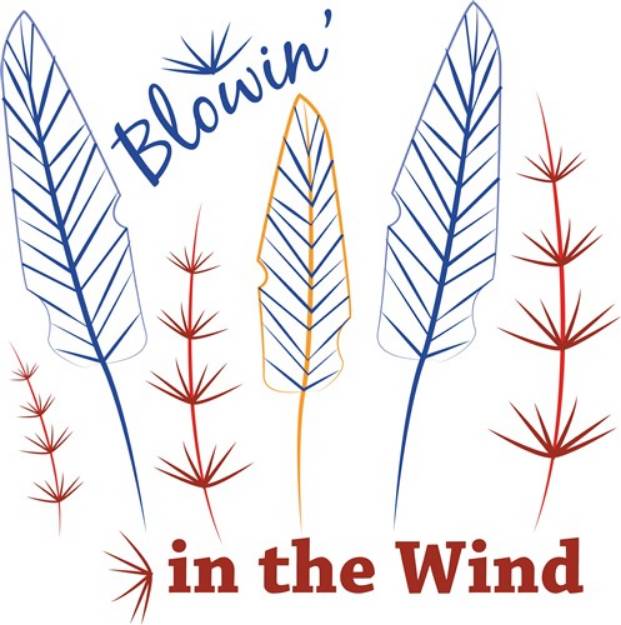 Picture of Blowin In The Wind SVG File
