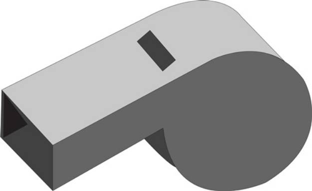 Picture of Referee Whistle SVG File