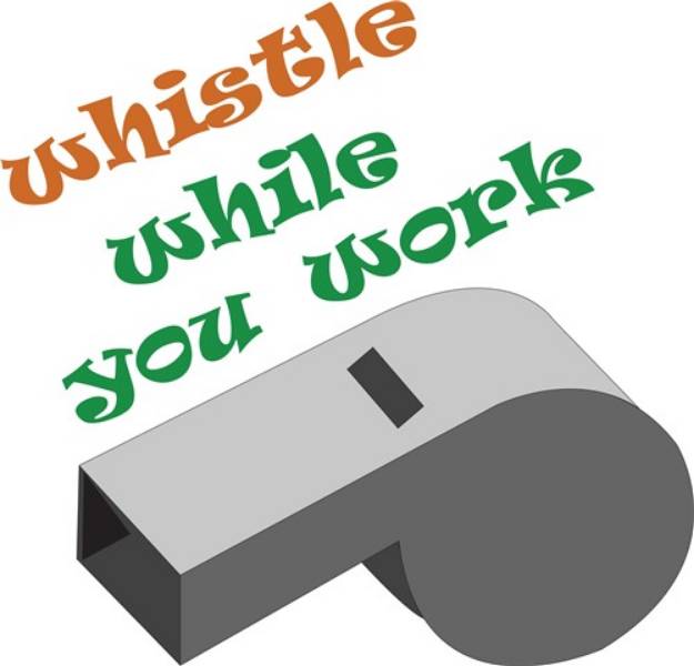 Picture of Whistle While You Work SVG File