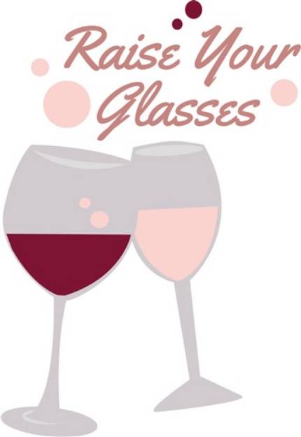 Picture of Raise Your Glasses SVG File