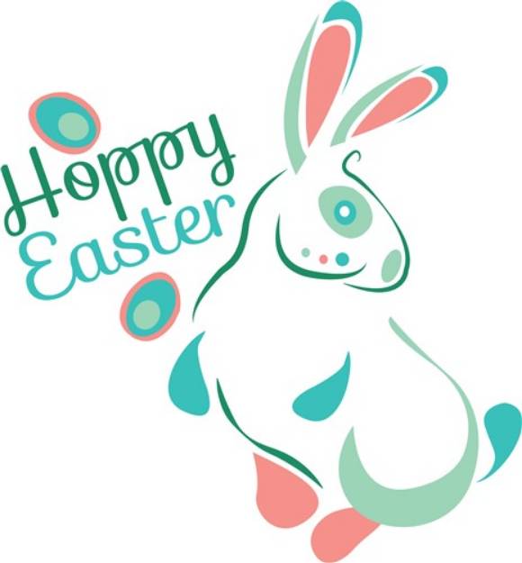 Picture of Hoppy Easter Bunny SVG File