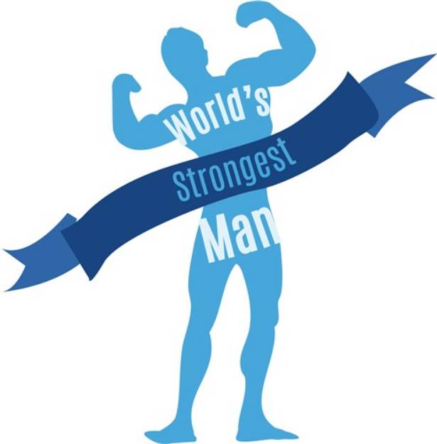Picture of Worlds Strongest Man SVG File