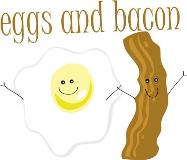 Picture of Eggs And Bacon SVG File