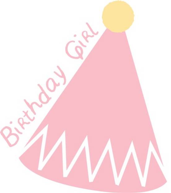 Picture of Birthday Girl Party Hat SVG File