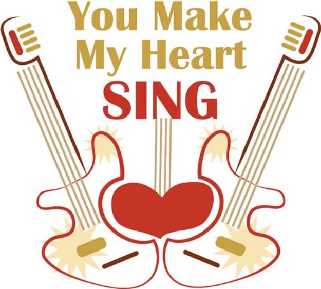 Picture of Make My Heart Sing SVG File