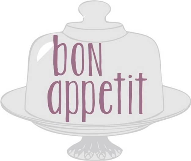 Picture of Bon Appetit Cake SVG File