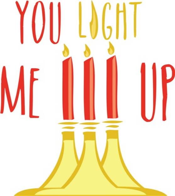 Picture of You Light Me Up SVG File