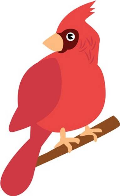 Picture of Christmas Cardinal SVG File