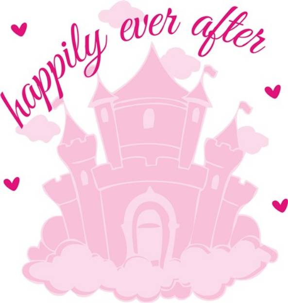 Picture of Happily Ever After Castle SVG File