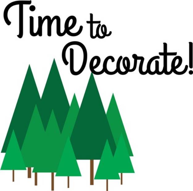 Picture of Time To Decorate! SVG File