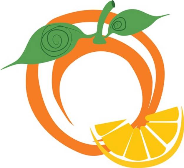 Picture of Citrus Orange SVG File