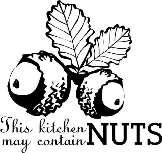 Picture of Kitchen May Contain Nuts SVG File
