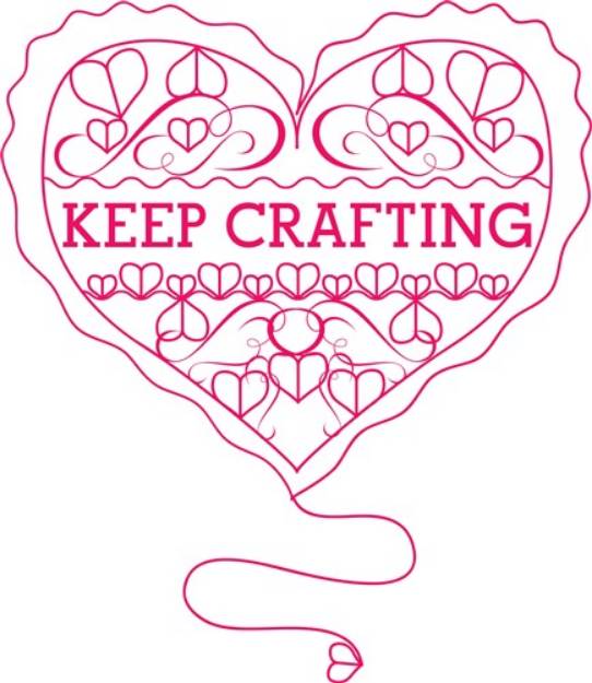 Picture of Keep Crafting SVG File