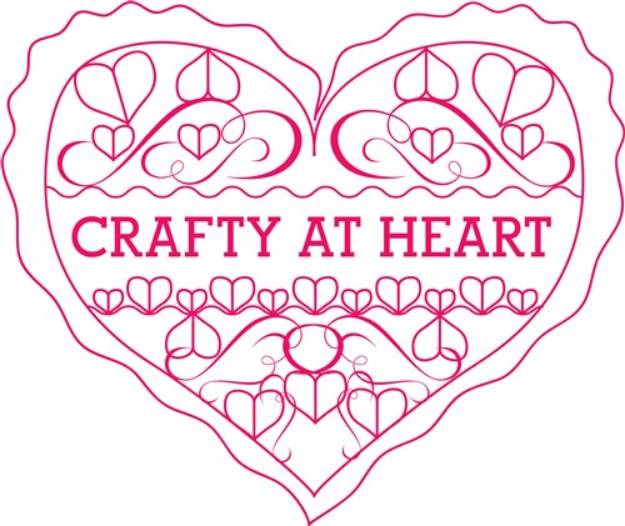 Picture of Crafty At Heart SVG File
