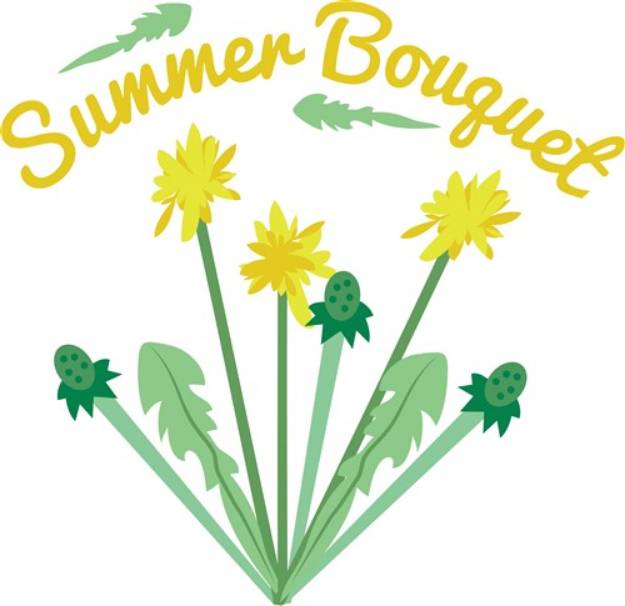 Picture of Summer Bouquet SVG File