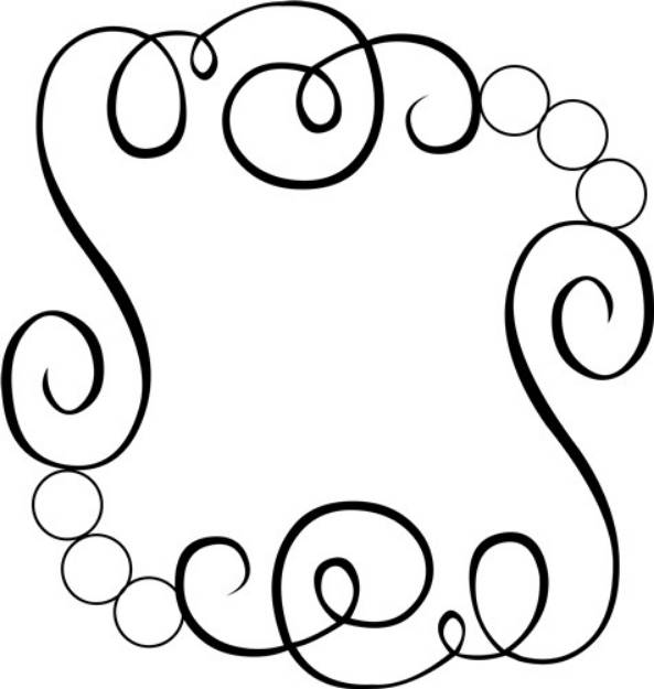 Picture of Holiday Swirl SVG File