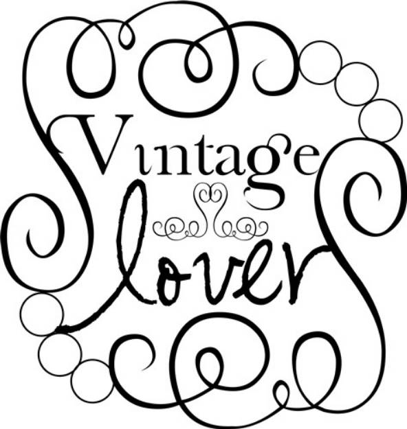 Picture of Vintage Lover SVG File