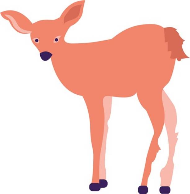 Picture of Bambi Fawn SVG File