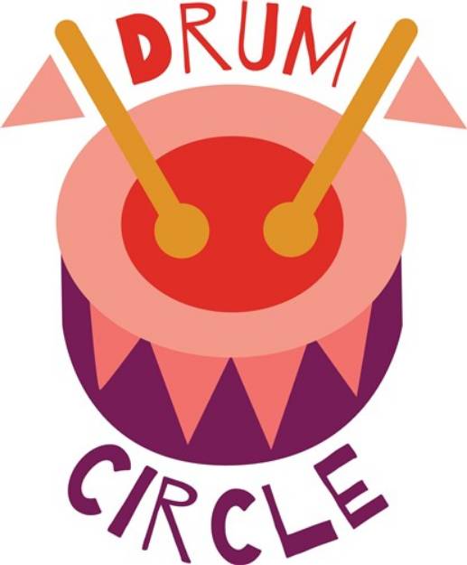 Picture of Drum Circle SVG File