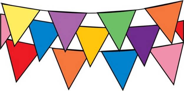 Picture of Party Streamers SVG File