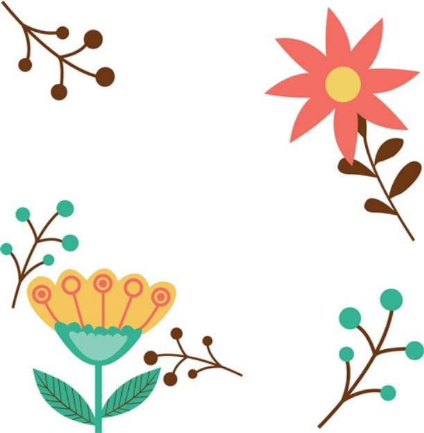 Picture of Spring Florals SVG File