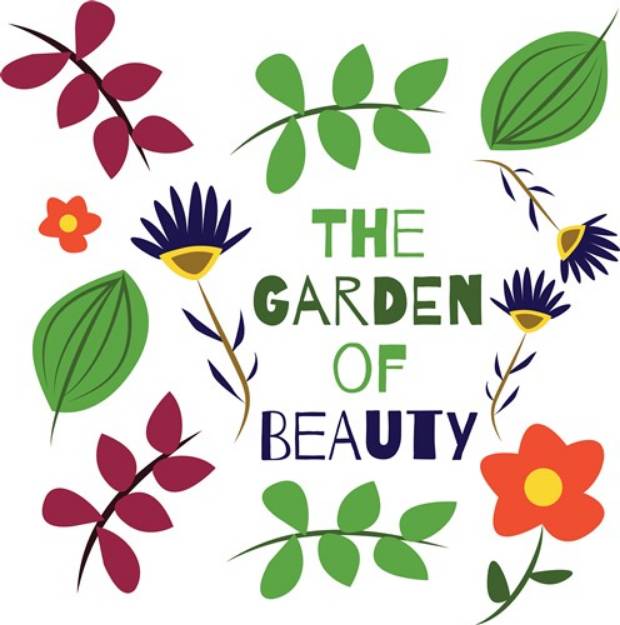 Picture of Garden Of Beauty SVG File