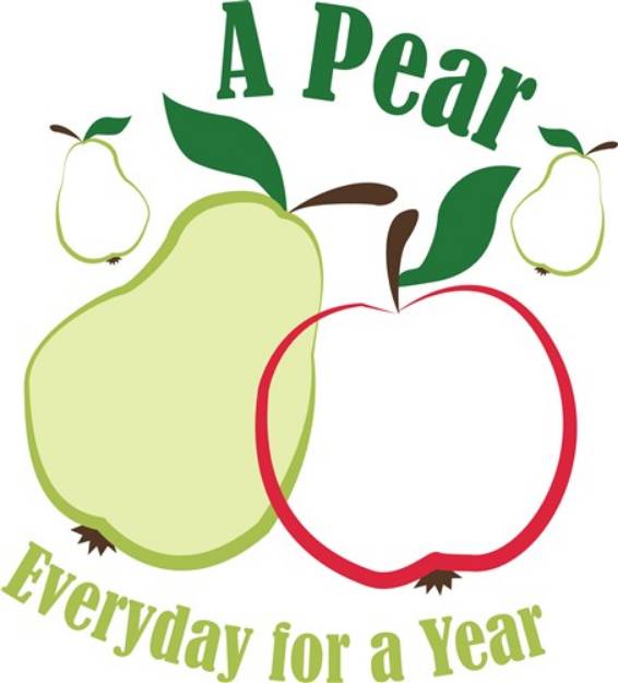 Picture of Pear Everyday SVG File