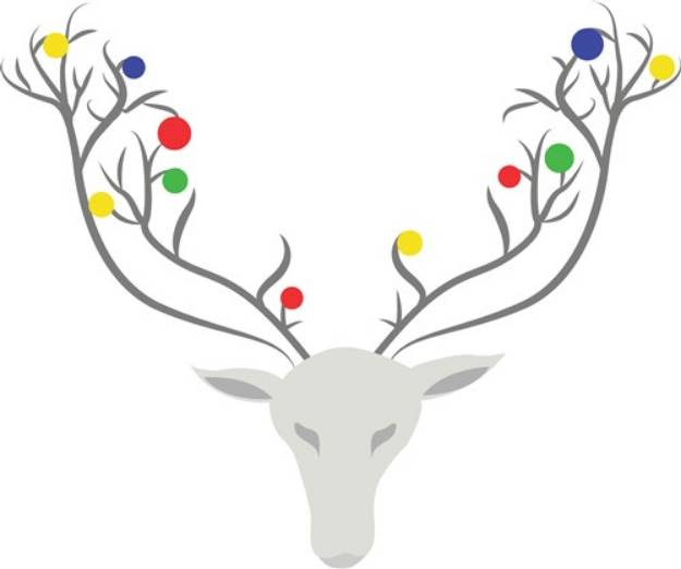 Picture of Christmas Deer SVG File