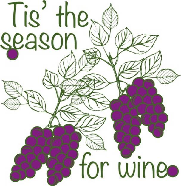 Picture of Wine Season SVG File