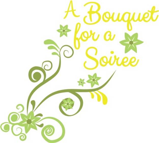 Picture of Bouquet Soiree SVG File