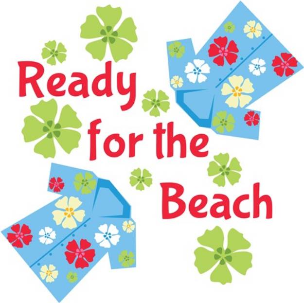 Picture of Beach Floral Shirts SVG File