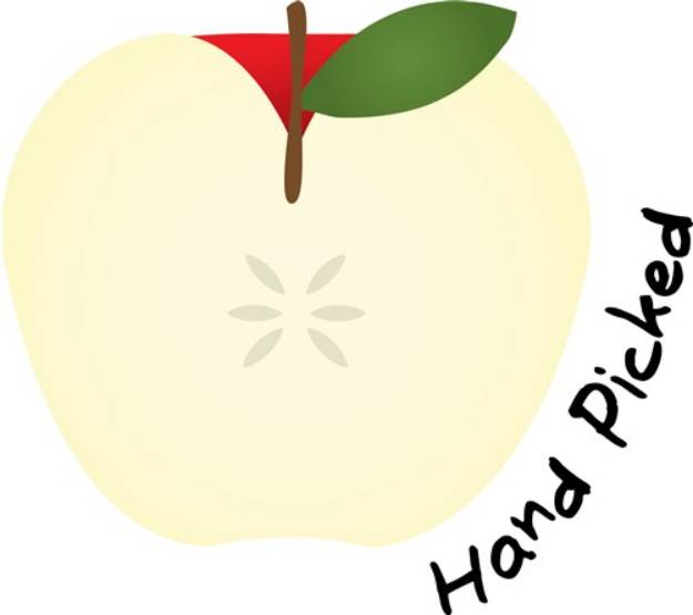 Picture of Hand Picked Apple SVG File