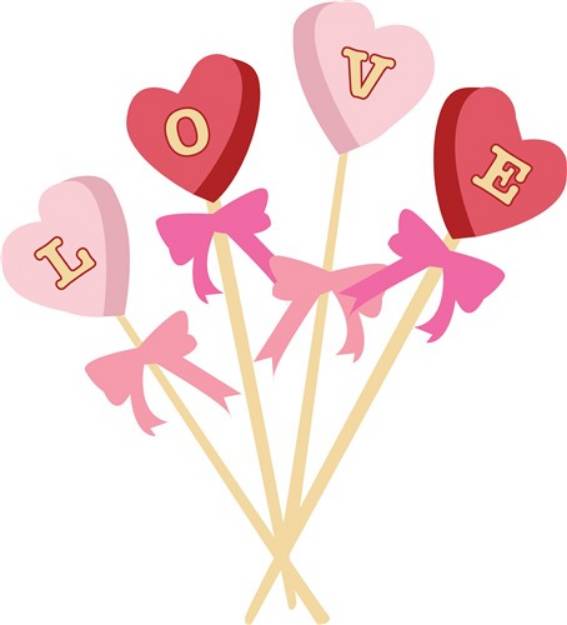 Picture of Love Suckers SVG File