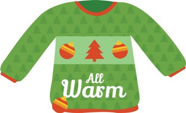 Picture of Warm Holiday Sweater SVG File