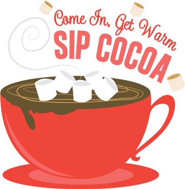 Picture of Sip Cocoa SVG File