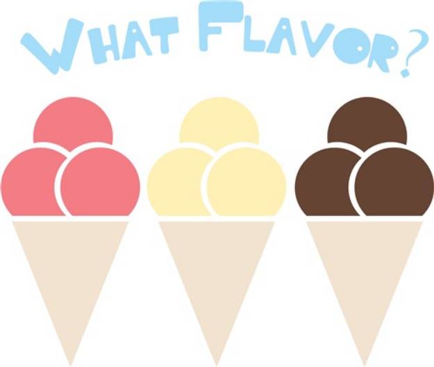 Picture of What Flavor? SVG File