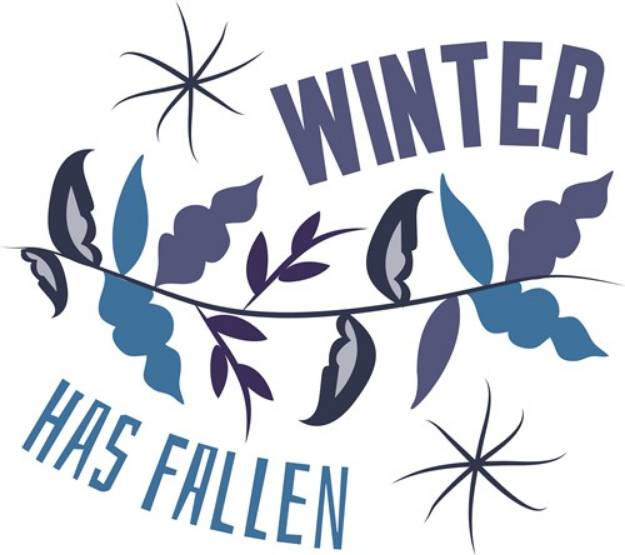 Picture of Winter Has Fallen SVG File