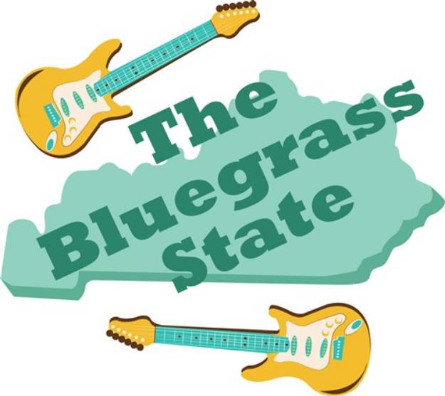 Picture of The Bluegrass State SVG File