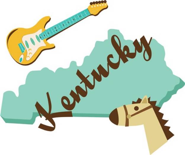 Picture of Kentucky SVG File