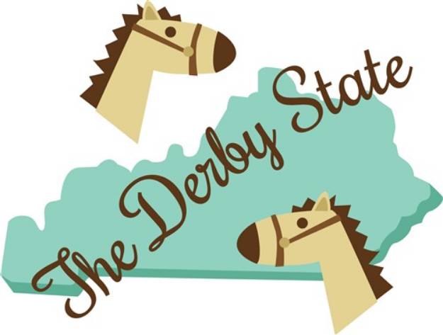 Picture of The Derby State SVG File