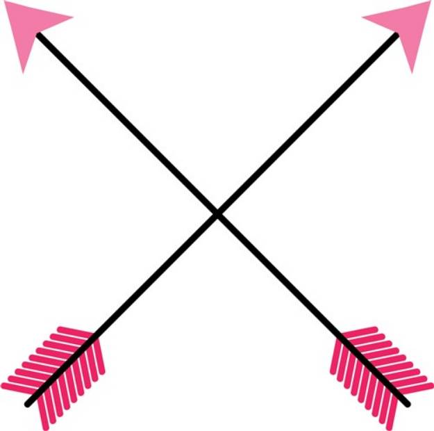 Picture of Valentine Arrows SVG File