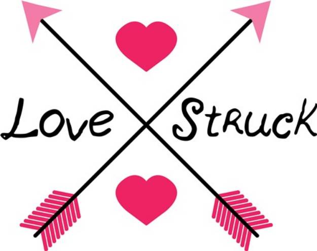 Picture of Love Struck Arrows SVG File