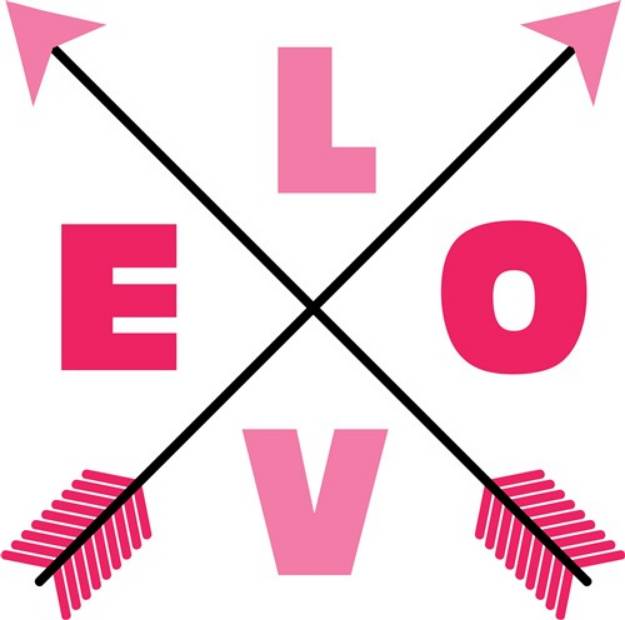 Picture of Love Arrows SVG File