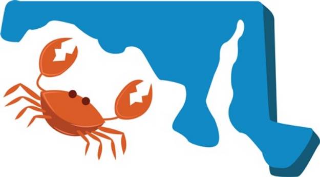 Picture of Mayland Crab SVG File