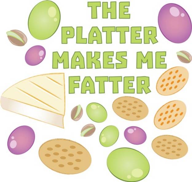 Picture of Platter Makes Fatter SVG File