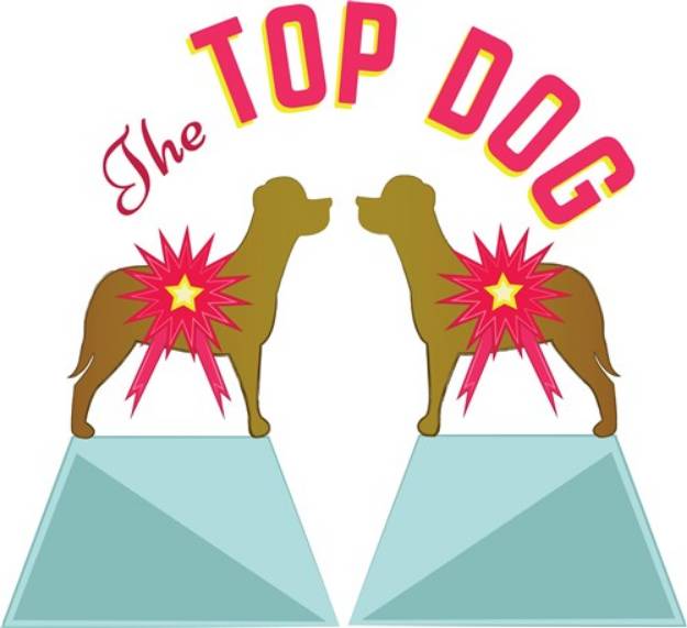 Picture of Top Dog SVG File